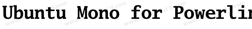 Ubuntu Mono for Powerline BoldForPo字体转换